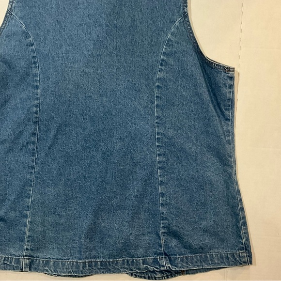 Vintage Stanley Morgan Women’s Blue Jean Vest XL or 2XL - Picture 12 of 16